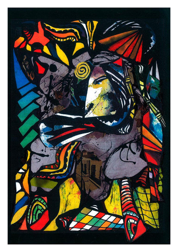 Colored Collage Poster
