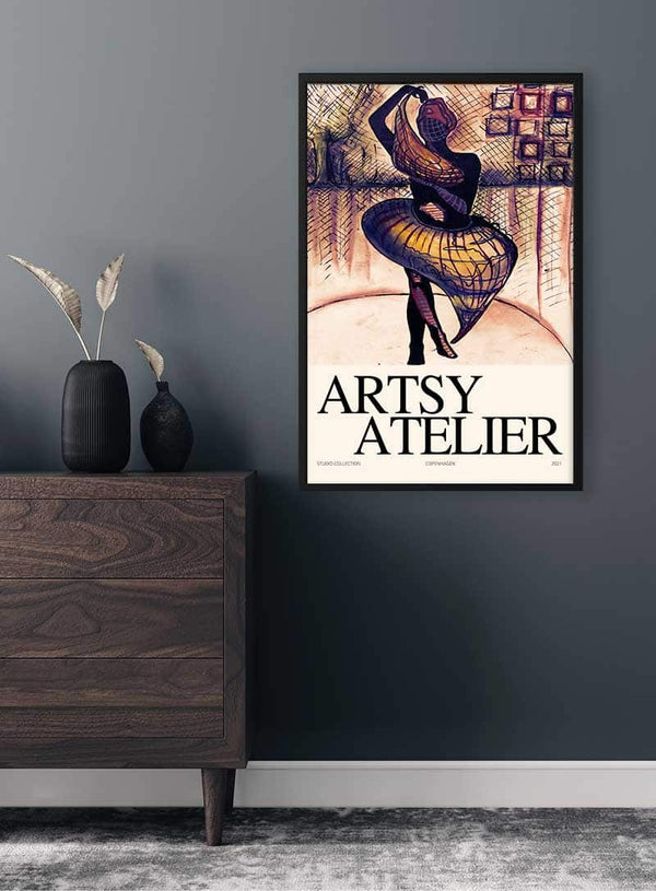 Schönes Tänzeratelier Poster