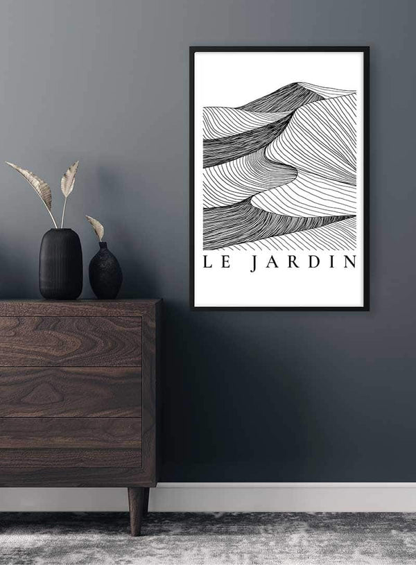 Poster Le Jardin Schwarz