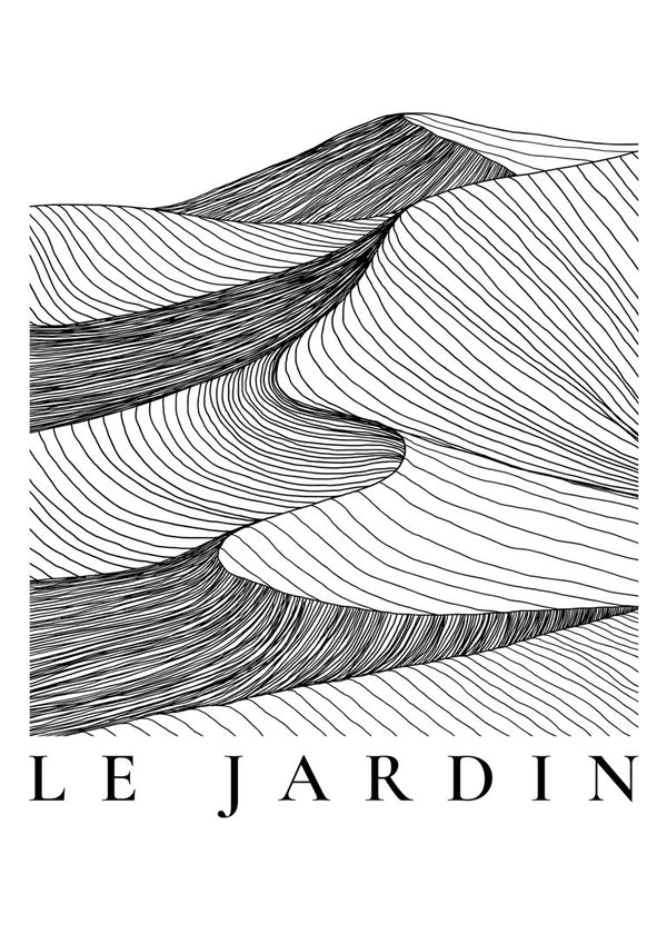 Poster Le Jardin Schwarz