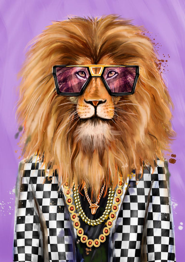 Lion Dior Poster