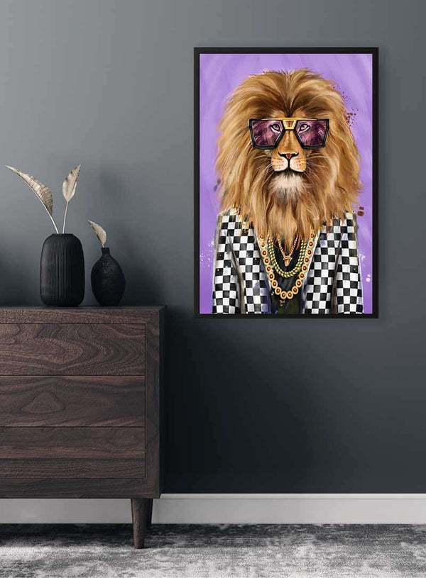 Lion Dior Poster