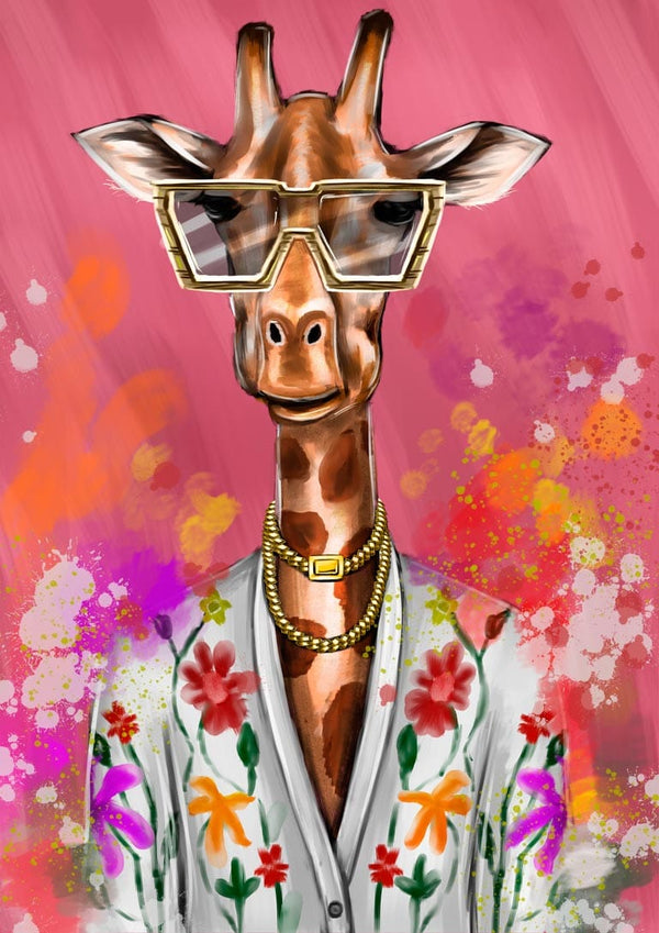 Miami Vice Giraf Poster