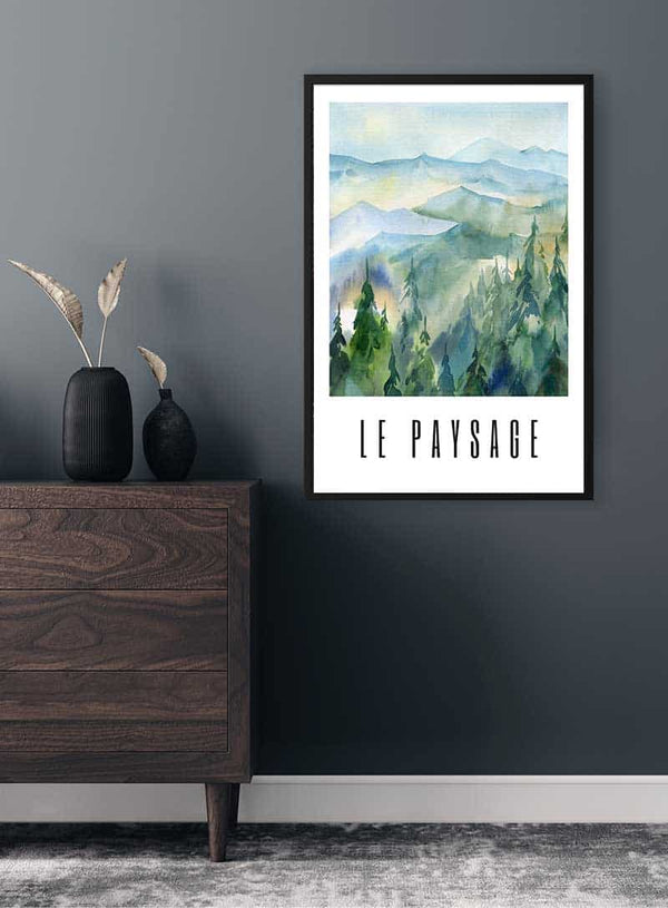 Poster Grüne Landschaft