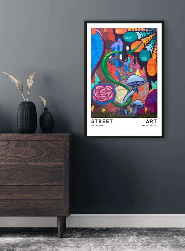 Philadelphia Street Murial Poster