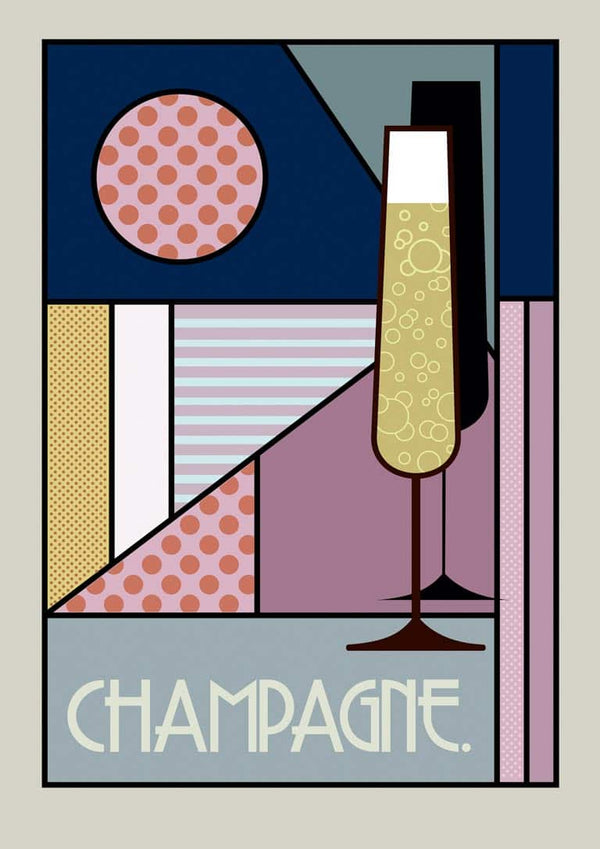 Champagner-Poster