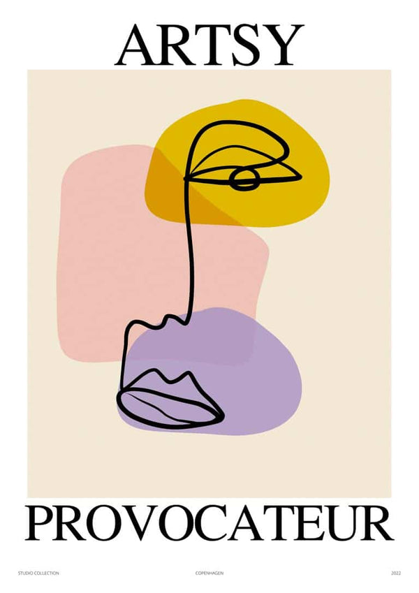 Artsy Provocateur Nr. 01 Poster