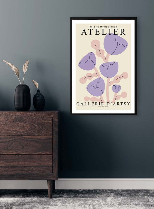Lila Welpen - Vincent V. Poster