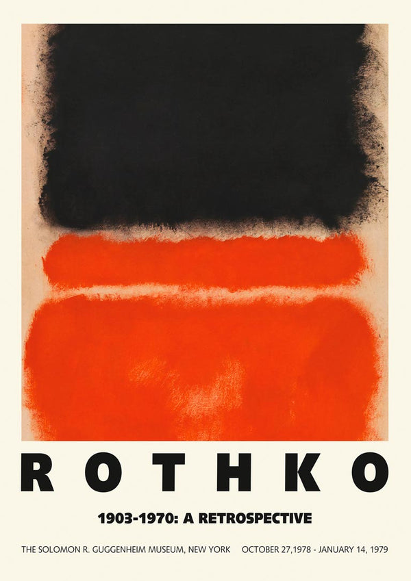 A Retrospective - Mark Rothko Poster