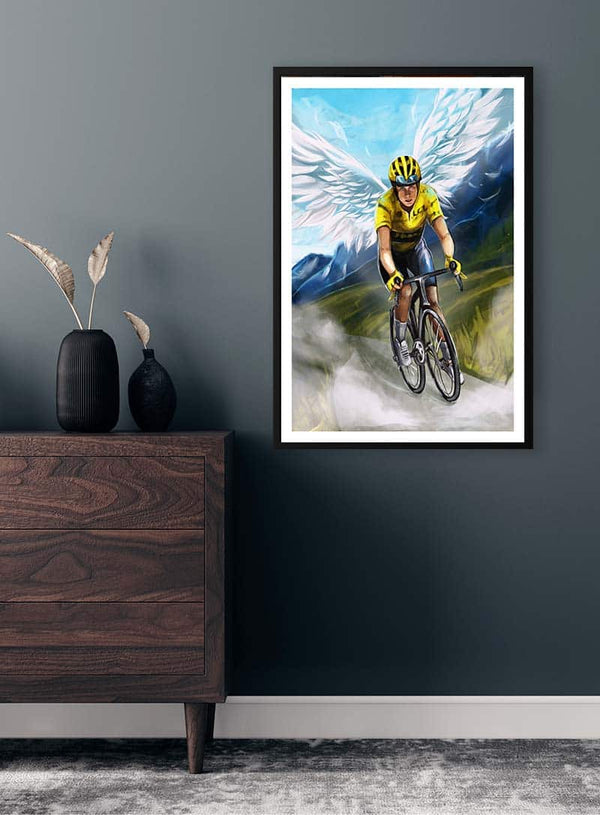 Jonas Vingegaard by Danii Steinfeldt Poster