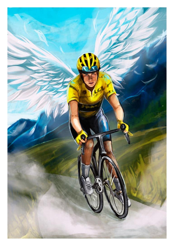 Jonas Vingegaard by Danii Steinfeldt Poster