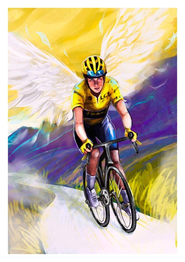 Jonas Vingegaard by Danii Steinfeldt Poster