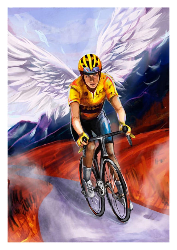 Jonas Vingegaard by Danii Steinfeldt Poster