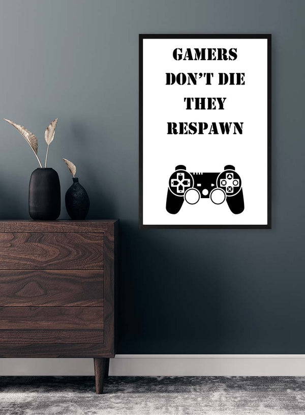 Gamer Respawn Poster
