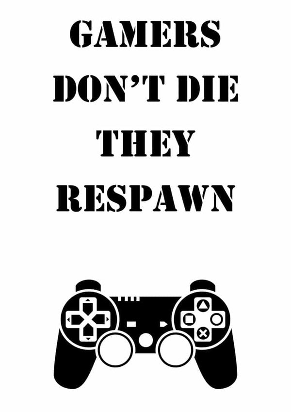 Gamer Respawn Poster