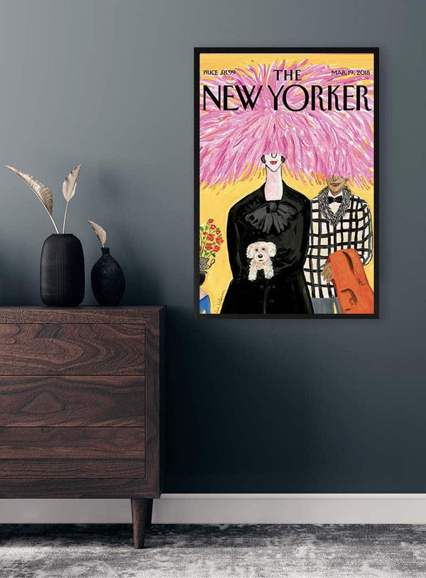 Rosa Haare Poster
