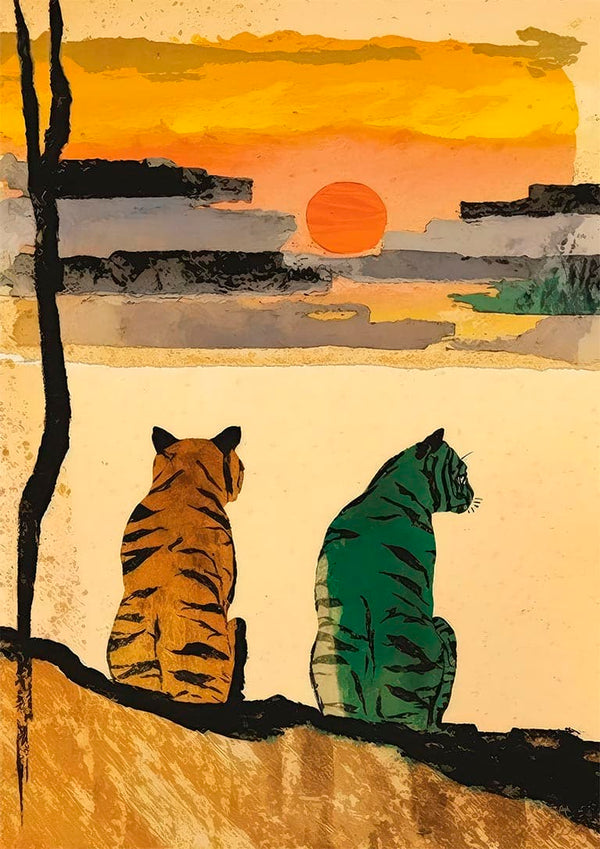Ruhende Tiger