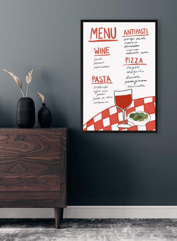 Italienisches Menü