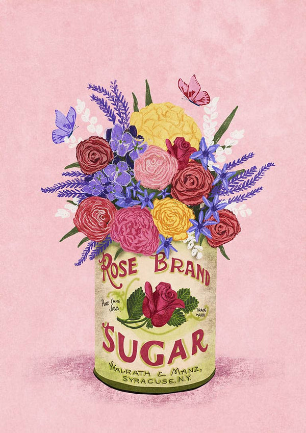 Blumen in einer Vintage-Dose - Raissa Oltmanns