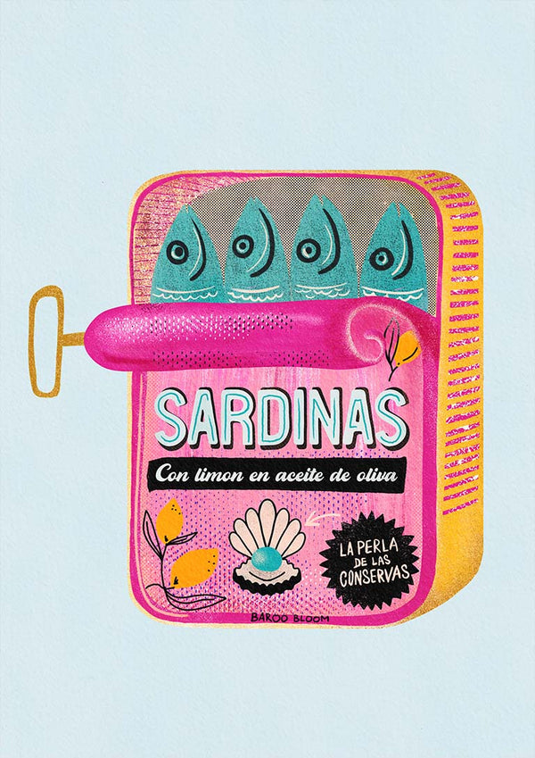 Sardinen-Blechdose – Baroo Bloom
