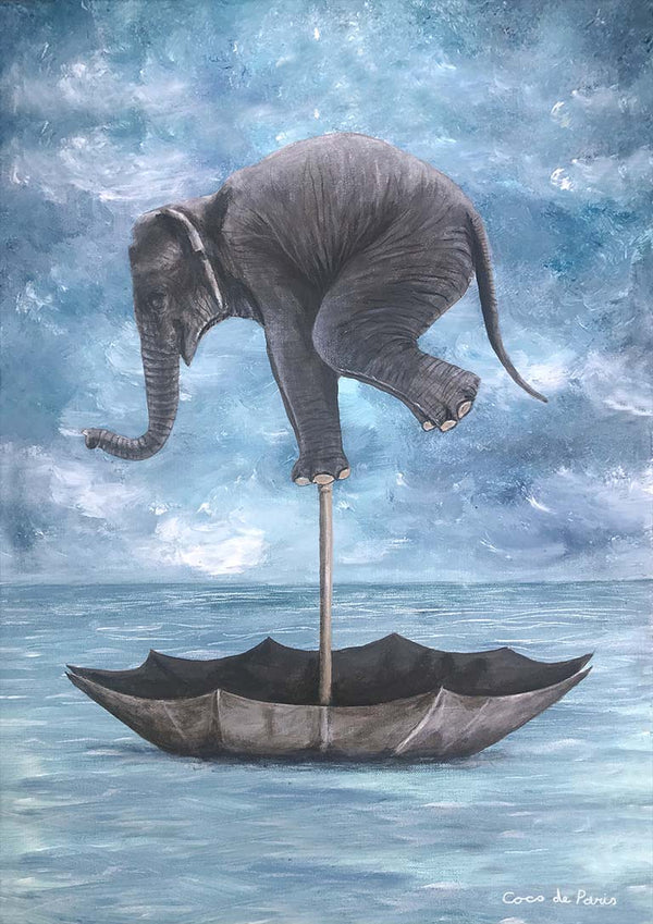 Elefant im Gleichgewicht - Coco de Paris
