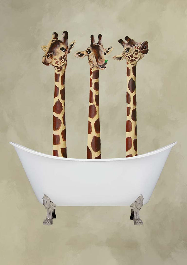 Giraffen in der Badewanne - Coco de Paris