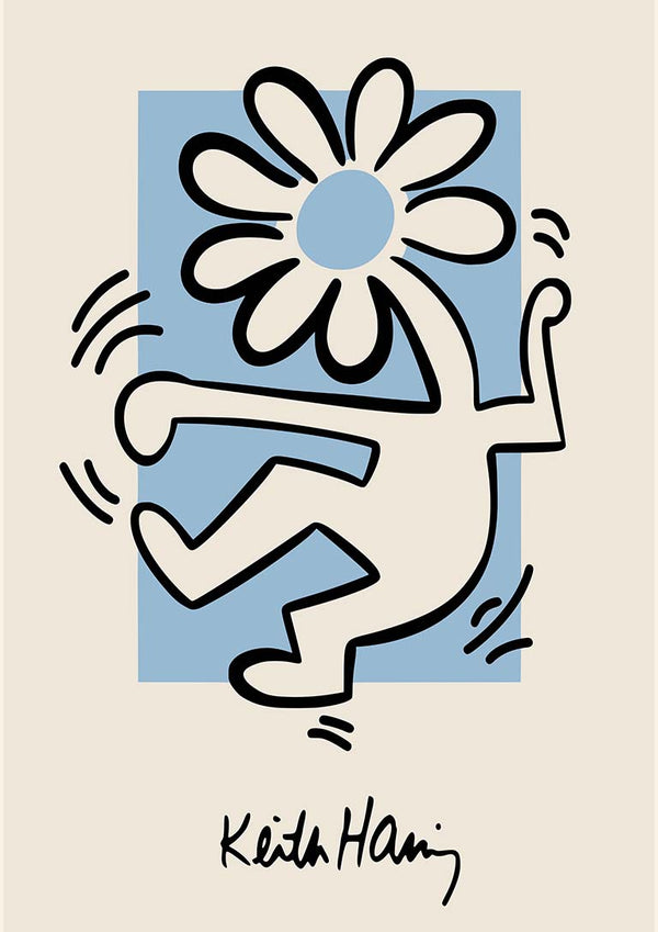 Blumenkopf - Keith Haring