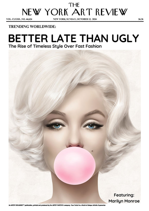 Marilyn Monroe - Kunstkritik Poster