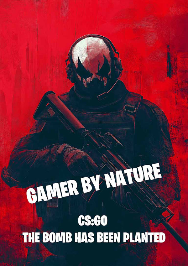 Gamer von Natur aus Poster