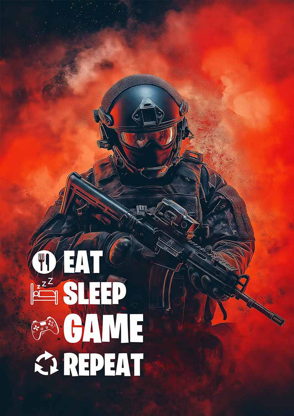 Spielwiederholung Poster