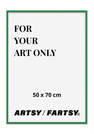 Green Wooden Frame 50x70 cm