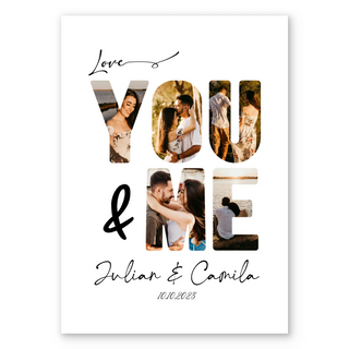 You & Me - Personalized Poster