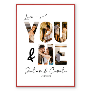You & Me - Personalized Poster