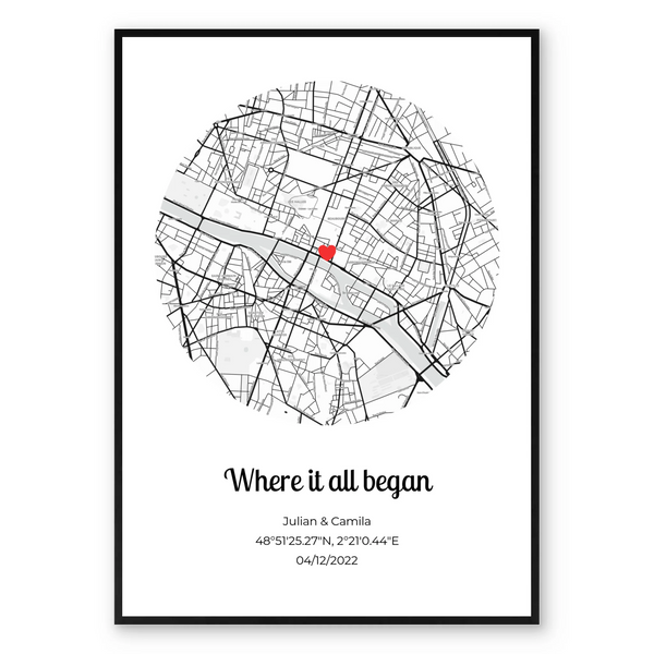 Where it all began - Personalized Poster