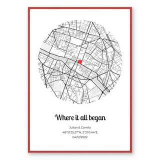 Where it all began - Personalized Poster