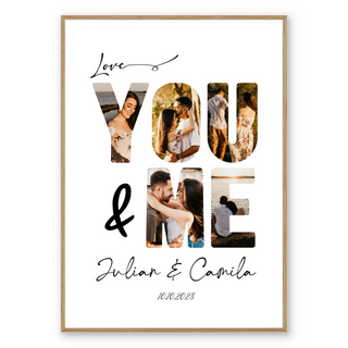 You & Me - Personalized Poster