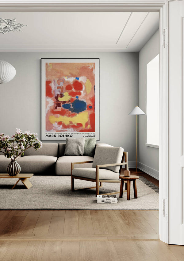 Rothko Gelb auf Orange