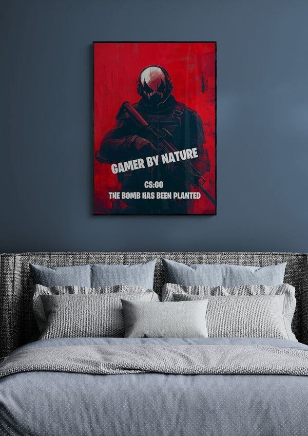Gamer von Natur aus Poster