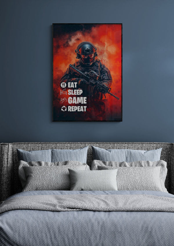 Spielwiederholung Poster