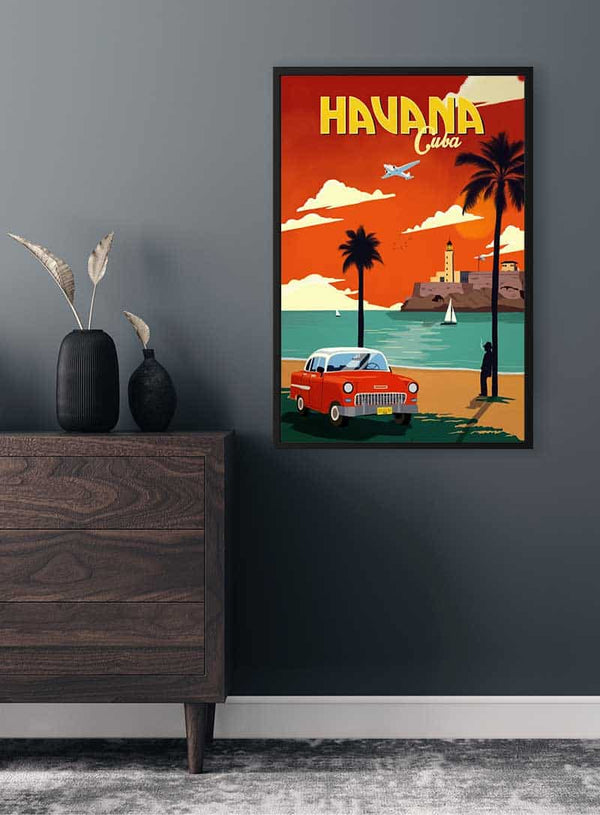 Havanna-Weinlese-Plakat