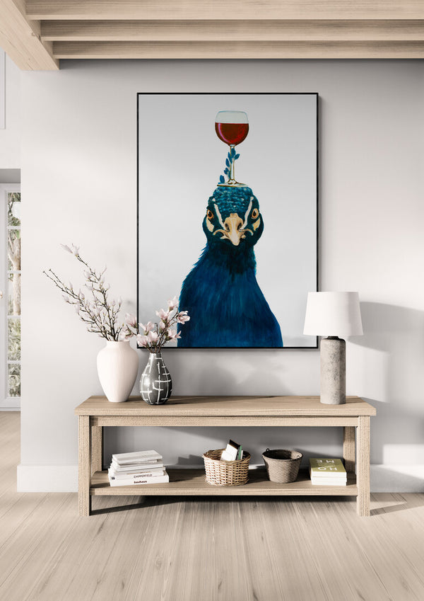 Pfau mit Wein - Coco de Paris
