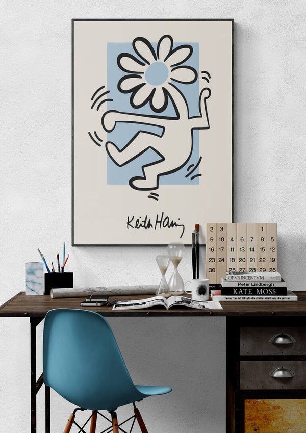 Blumenkopf - Keith Haring